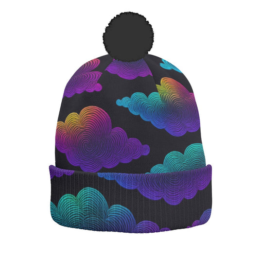 Unisex Knitted Hat With Pom-Pom