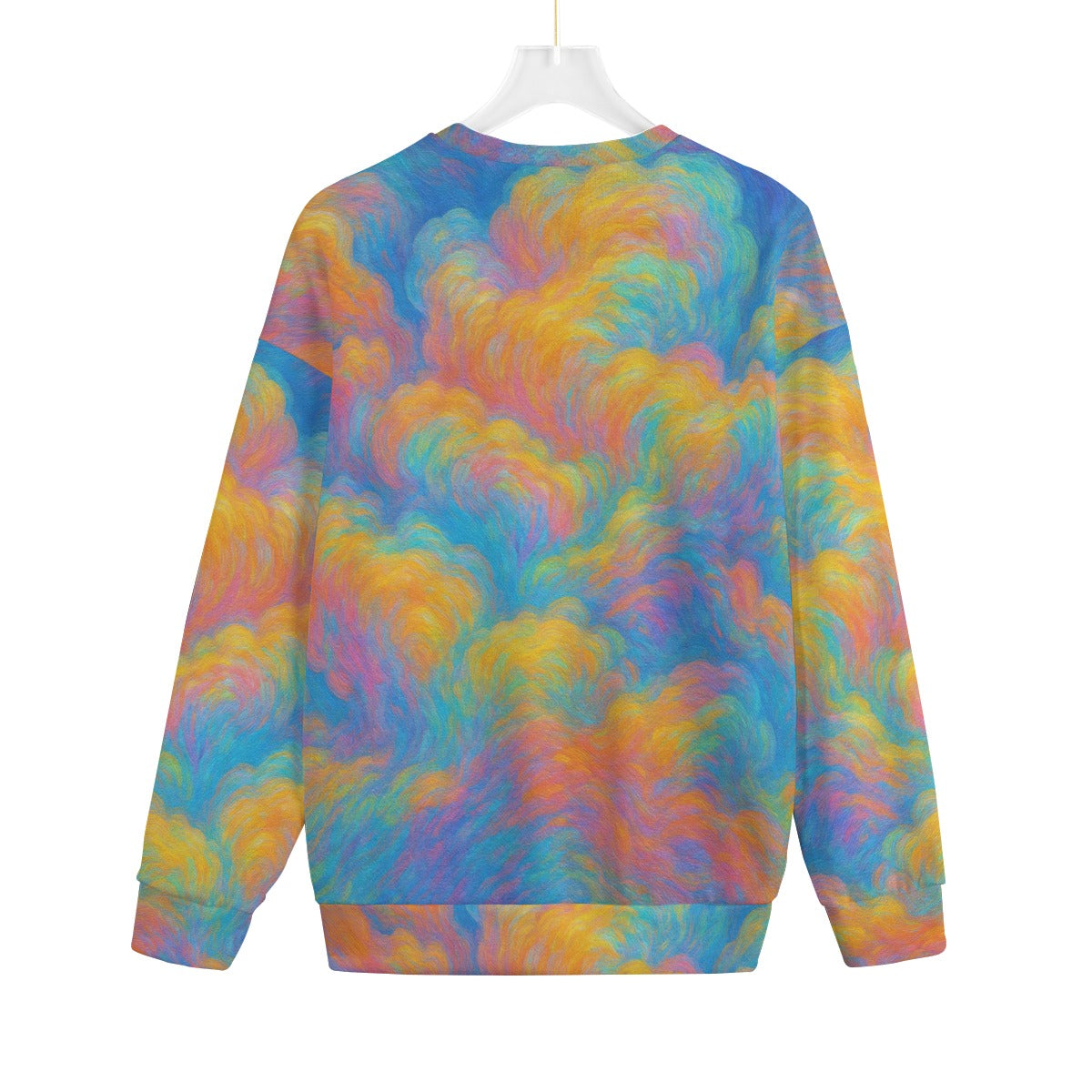 Unisex Drop-shoulder Knitted Fleece Sweater - view 2
