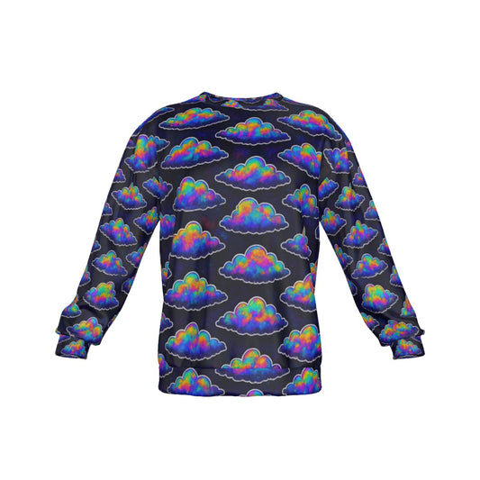 Men's Drop Shoulder Round Neck Long-Sleeved Sweatshirt