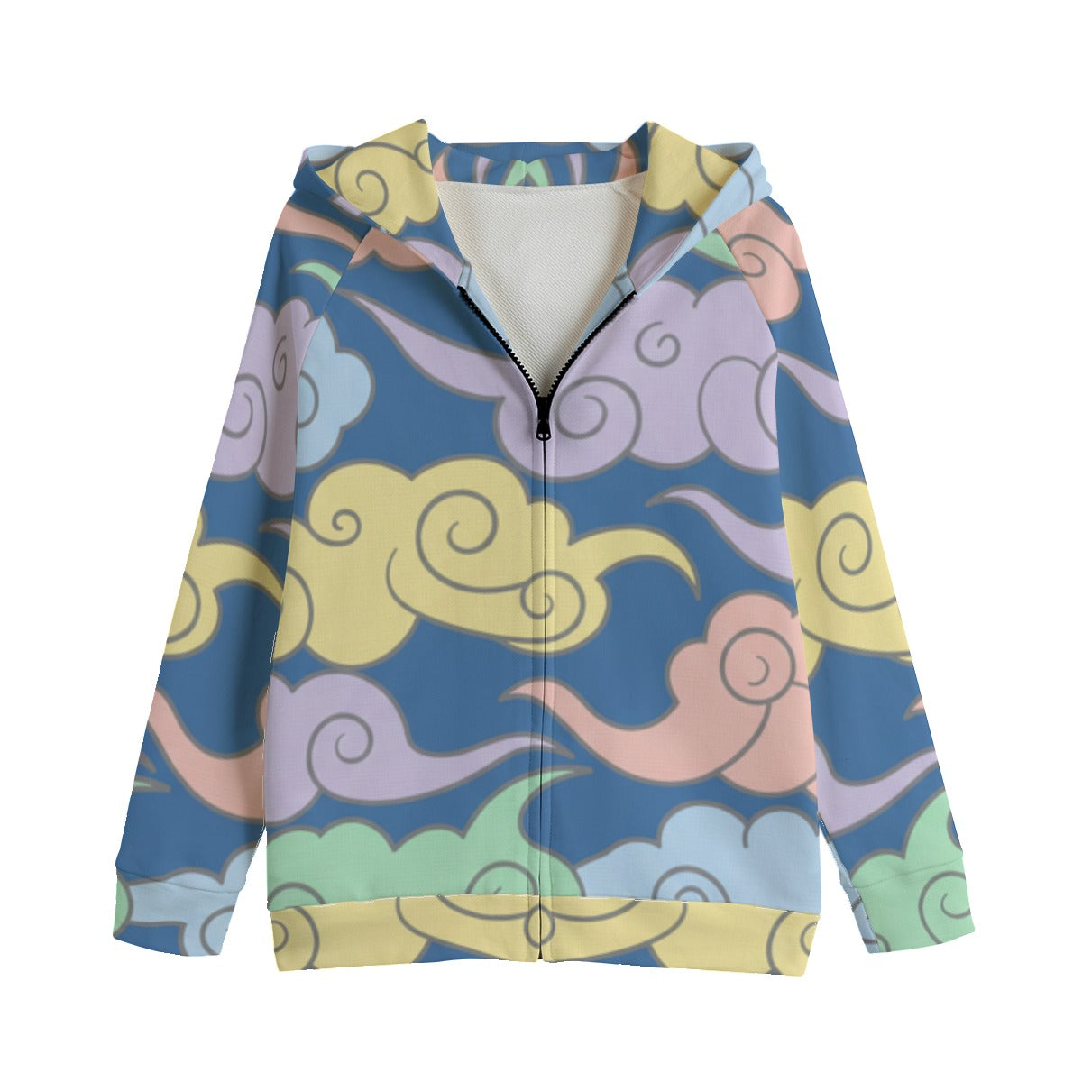 Kid's Zip Up Raglan Sleeve Hoodie | 310GSM Cotton