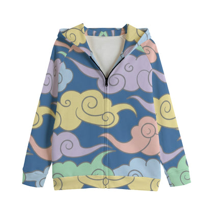Kid's Zip Up Raglan Sleeve Hoodie | 310GSM Cotton