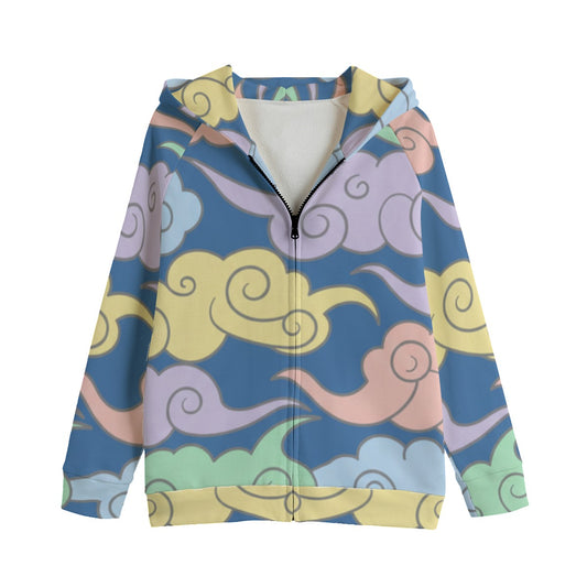 Kid's Zip Up Raglan Sleeve Hoodie | 310GSM Cotton