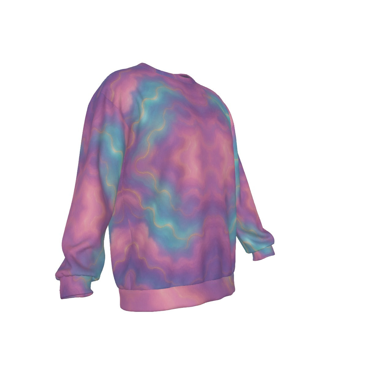 Men's Drop Shoulder Round Neck Long-Sleeved Sweatshirt