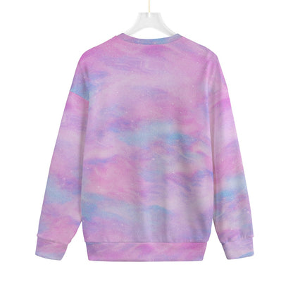 Unisex Drop-shoulder Knitted Fleece Sweater - view 2