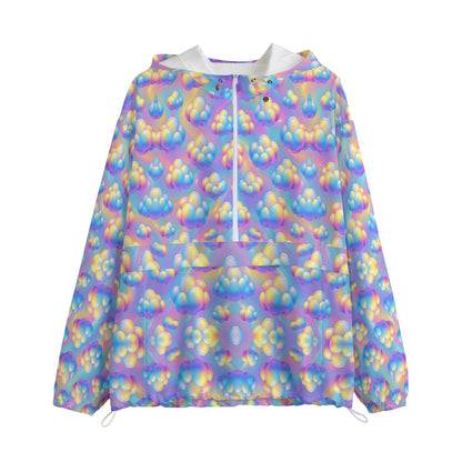 Unisex Pullover Jacket With Zipper Closure