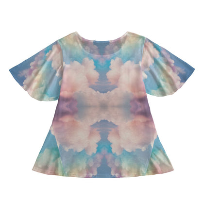 Women's Round Neck T-shirt With Short Sleeve