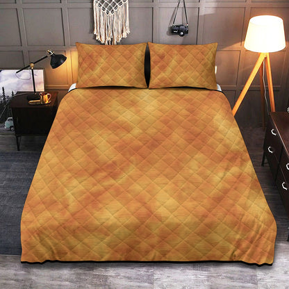 Unisex Quilt & Pillow Cases With Edge-wrapping Strips