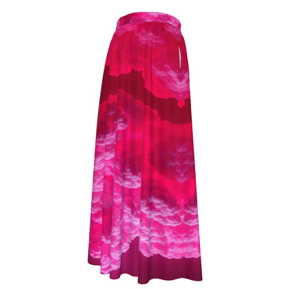 Women's Maxi Chiffon Skirts With Lining
