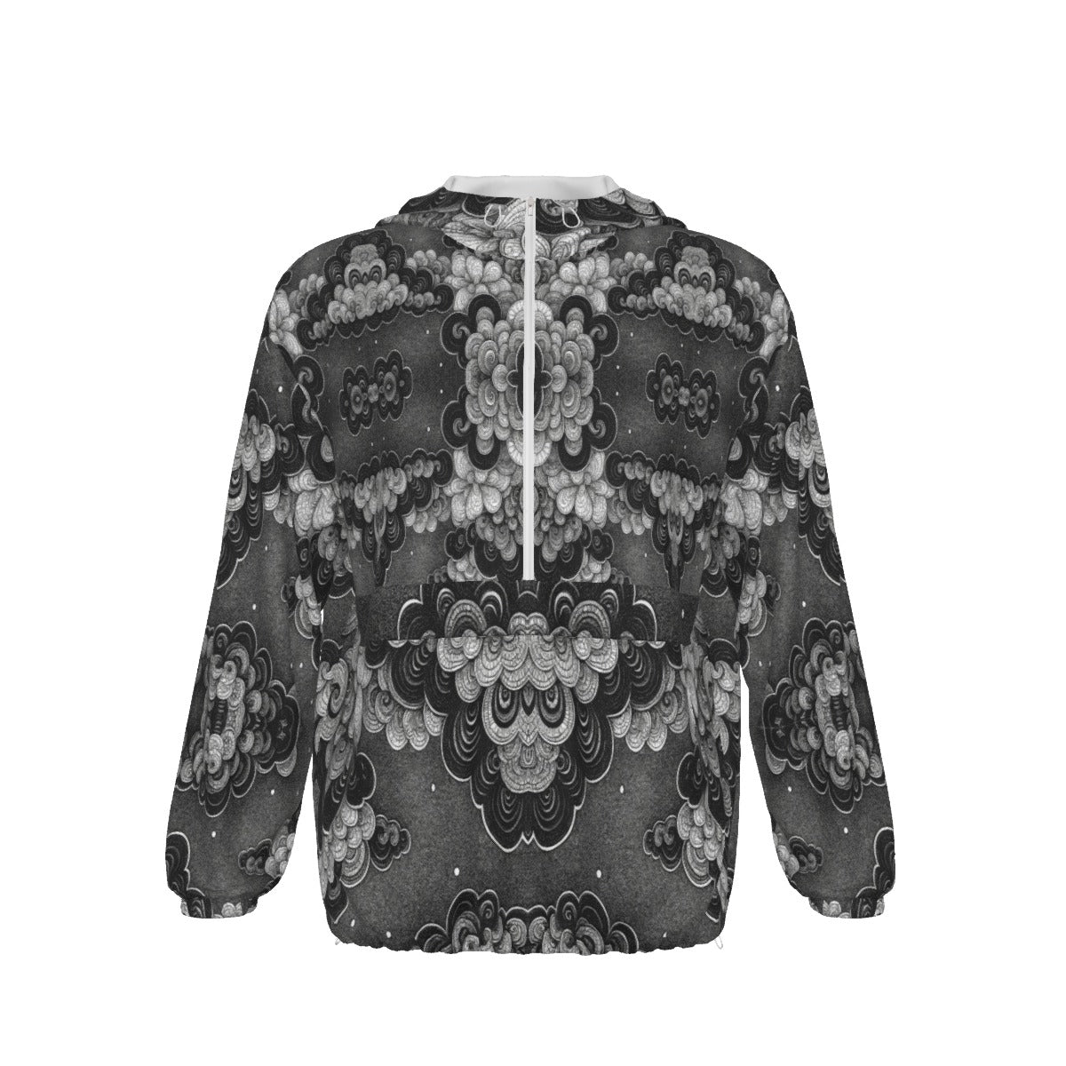 Unisex Pullover Jacket With Zipper Closure