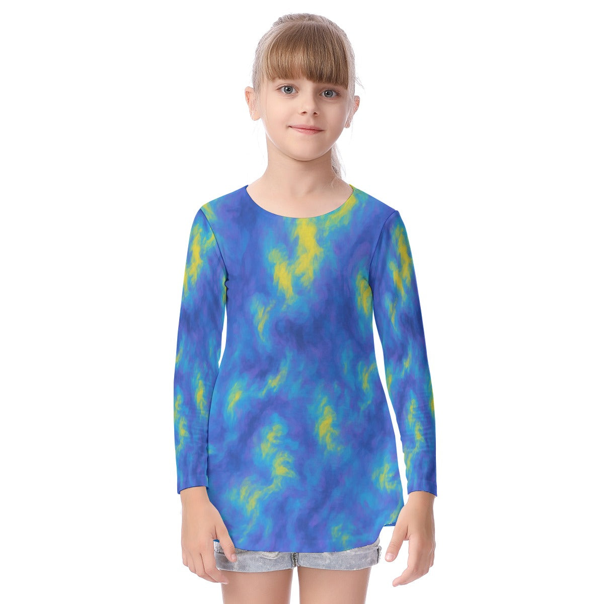 Unisex Kid's Long Sleeve O-neck T-shirt