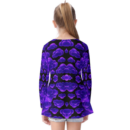 Unisex Kid's Long Sleeve O-neck T-shirt