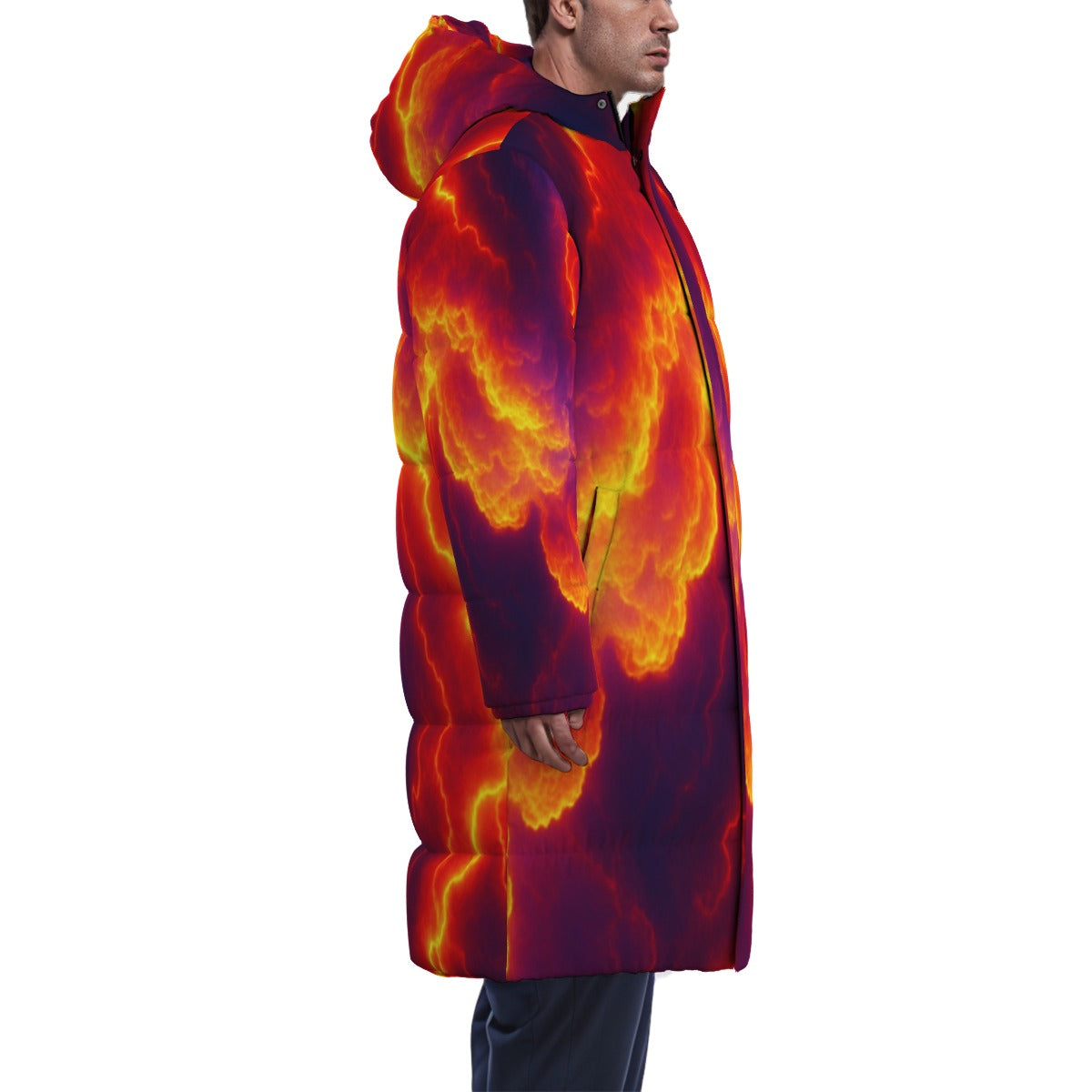 Unisex Long Down Jacket