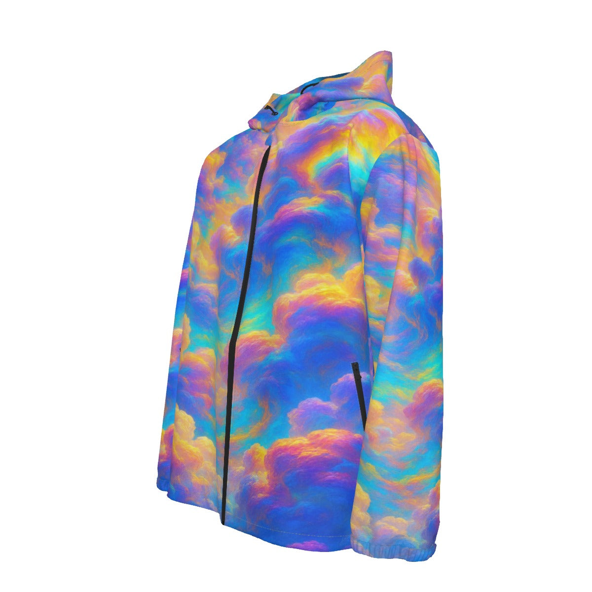 Men's Hooded Zipper Windproof Jacket