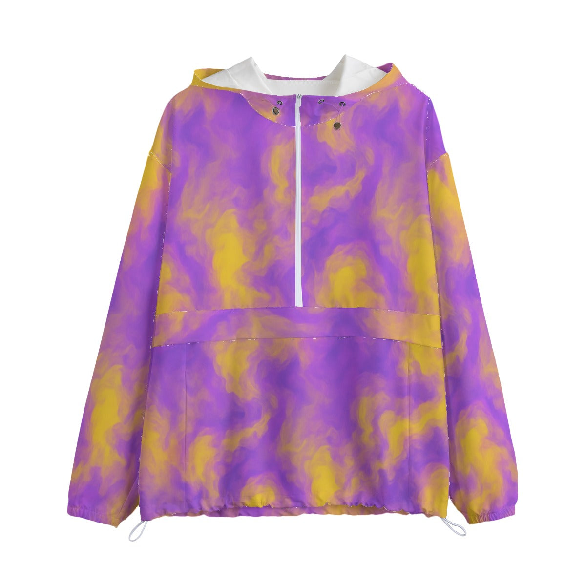 Unisex Pullover Jacket With Zipper Closure