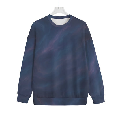 Unisex Drop-shoulder Knitted Fleece Sweater - view 1