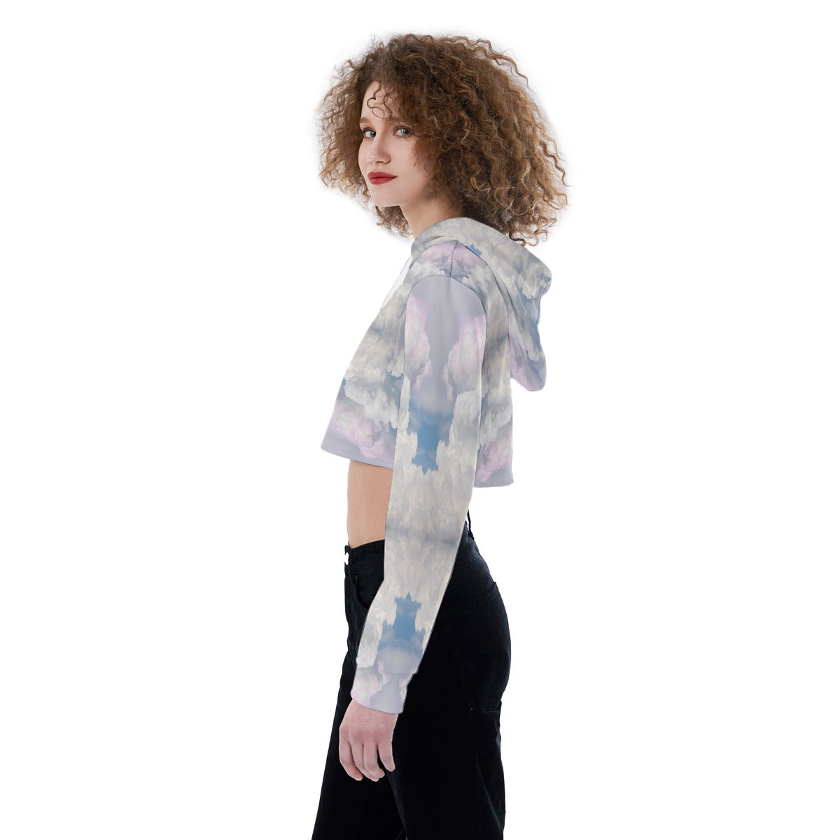 Women's Crop Top Hoodie