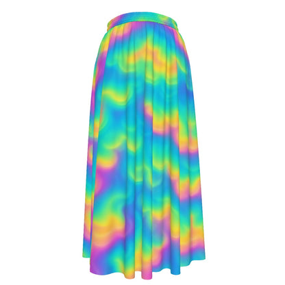 Women's Maxi Chiffon Skirts With Lining