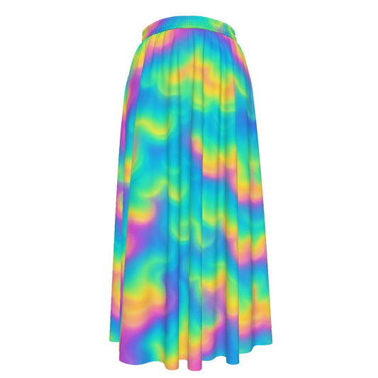 Women's Maxi Chiffon Skirts With Lining