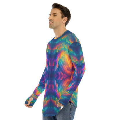 Men's Fingerless Long Sleeve T-shirt