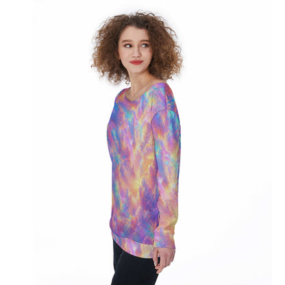 Women's Off-Shoulder Sweatshirt