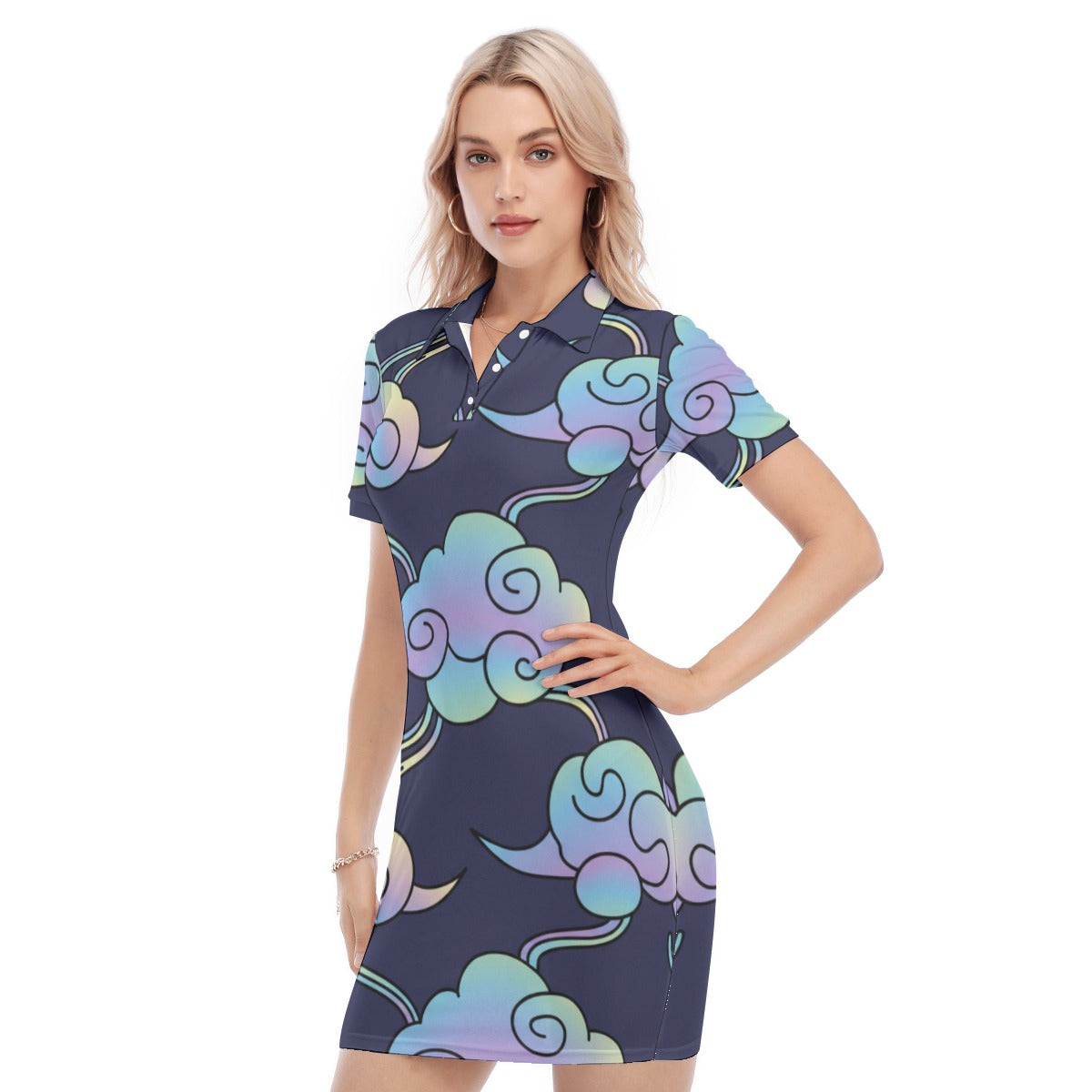 Women's Polo Collar Dress
