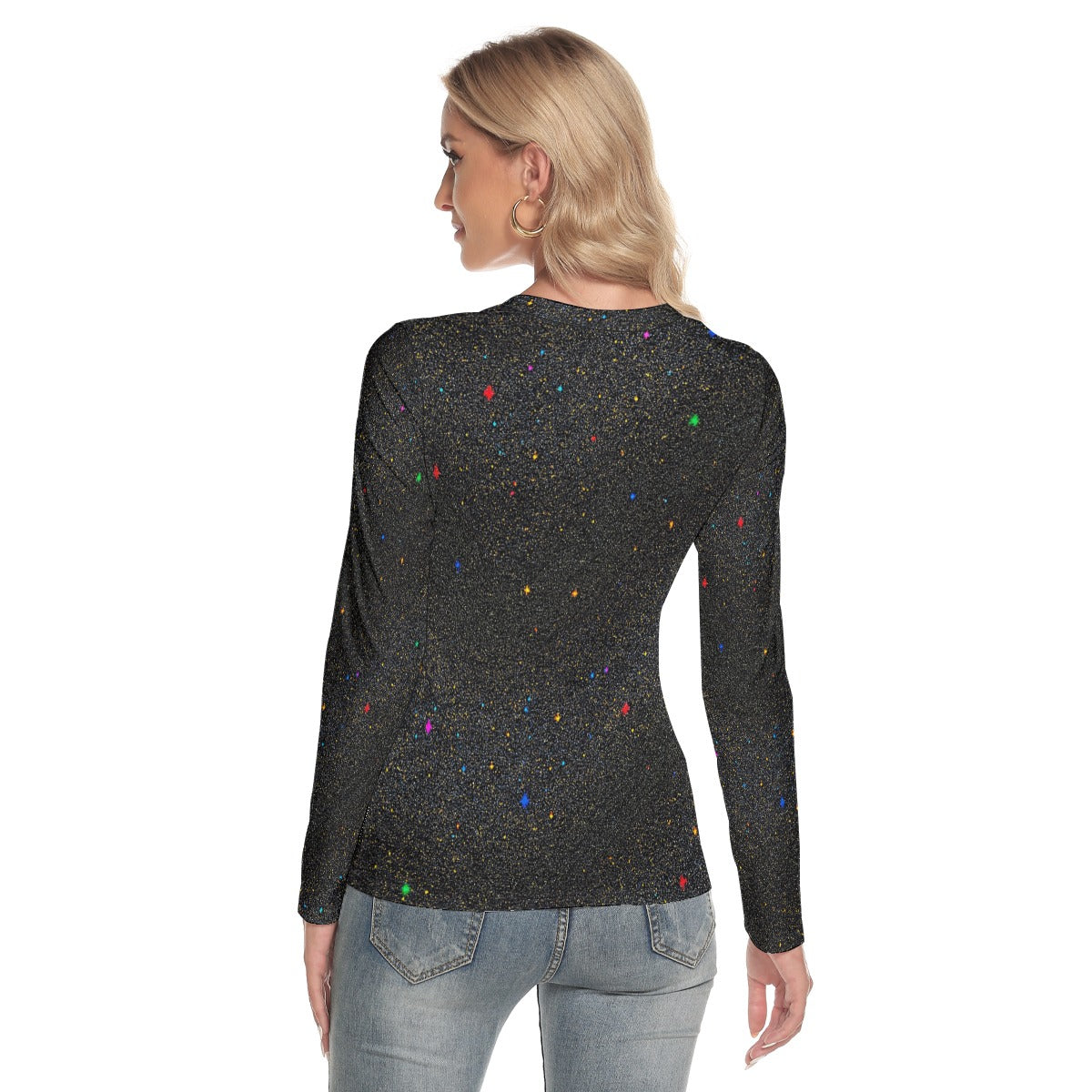 Women's V-Neck Long Sleeves T-Shirt