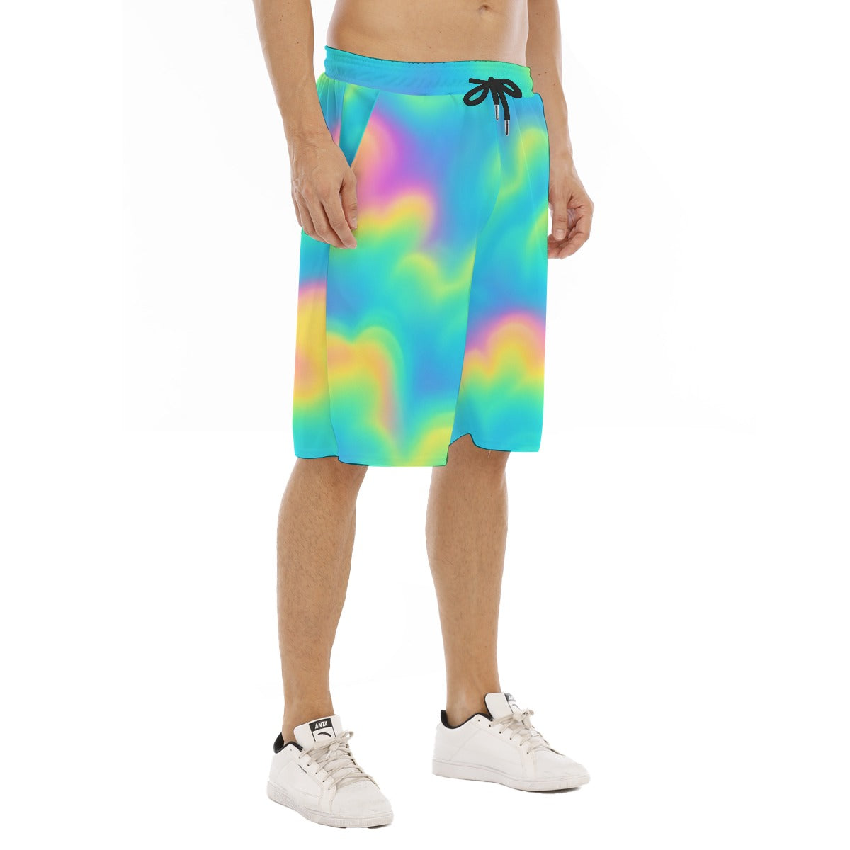 Men's Tether Loose Shorts With Pocket