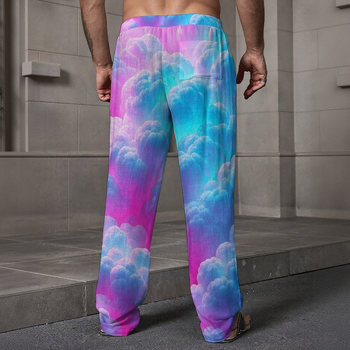 Men's Loose Casual Pants With Pocket