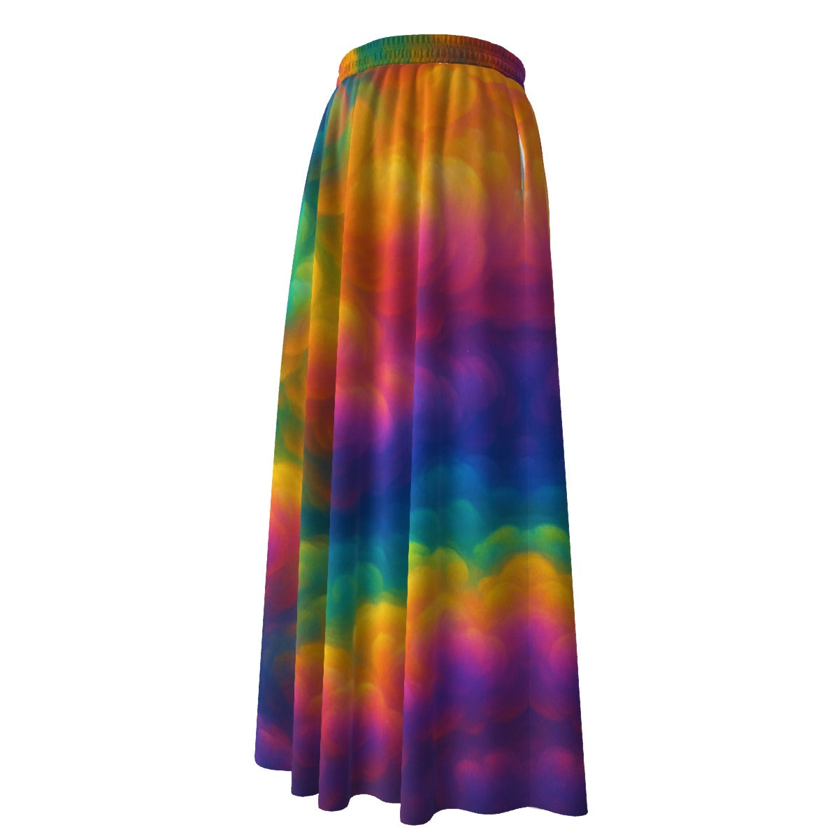 Women's Maxi Chiffon Skirts With Lining