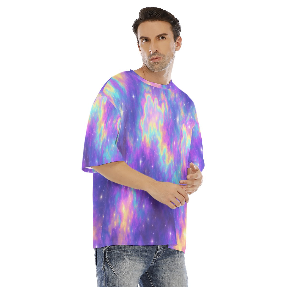 Men's Drop Shoulder T-shirt With Short Sleeve