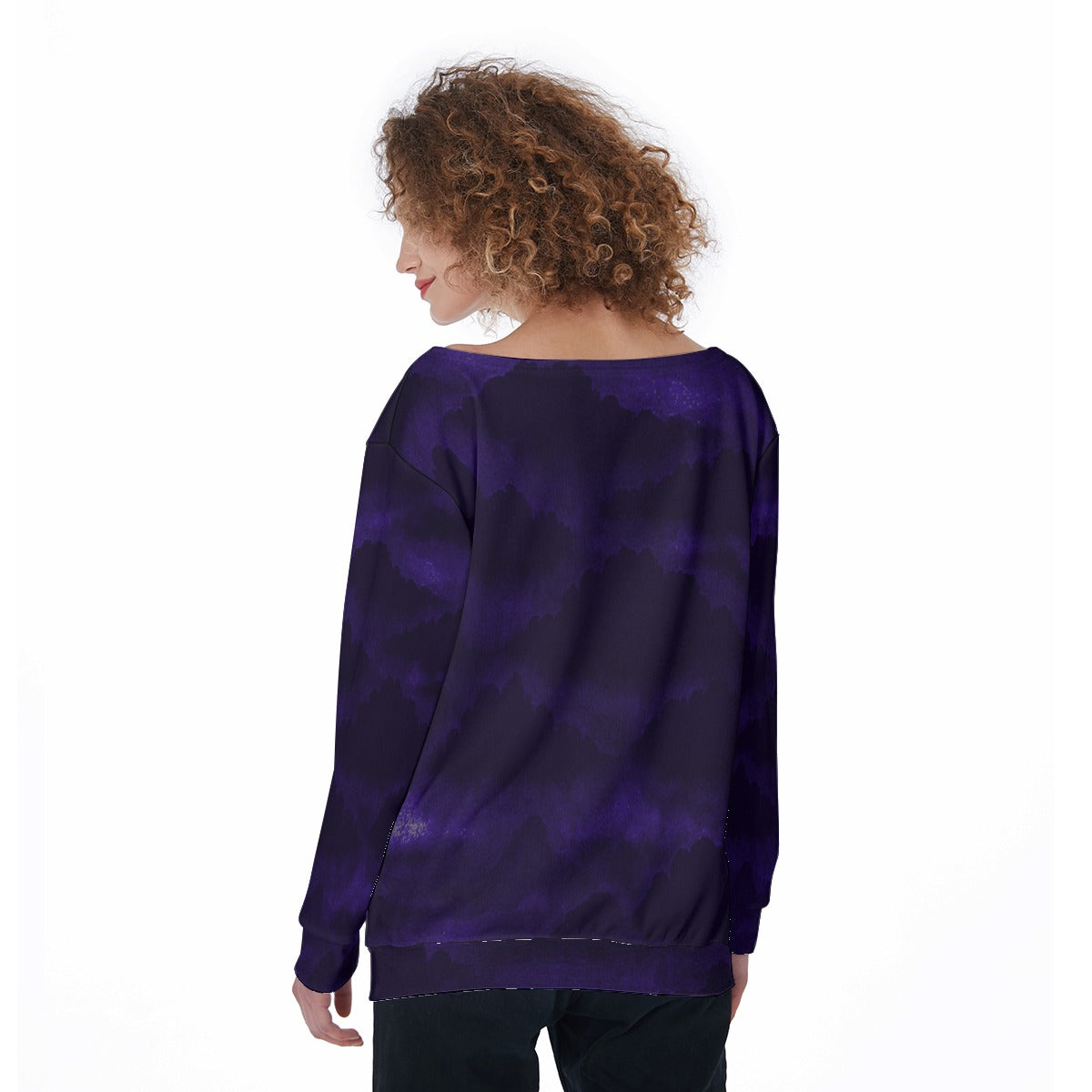 Women's Off-Shoulder Sweatshirt