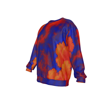 Men's Drop Shoulder Round Neck Long-Sleeved Sweatshirt