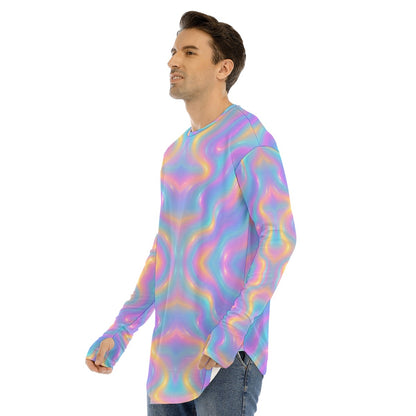 Men's Fingerless Long Sleeve T-shirt