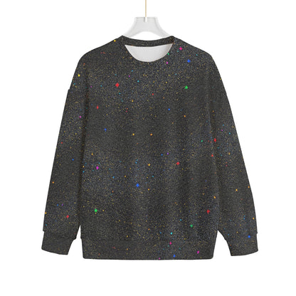 Unisex Drop-shoulder Knitted Fleece Sweater - view 1