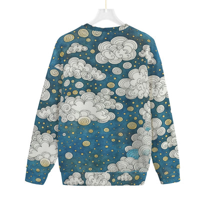 Unisex Drop-shoulder Knitted Fleece Sweater - view 2