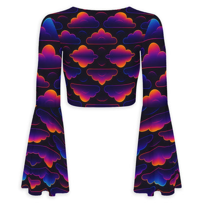 Women's Breathable And Comfortable Top With Bell Sleeve