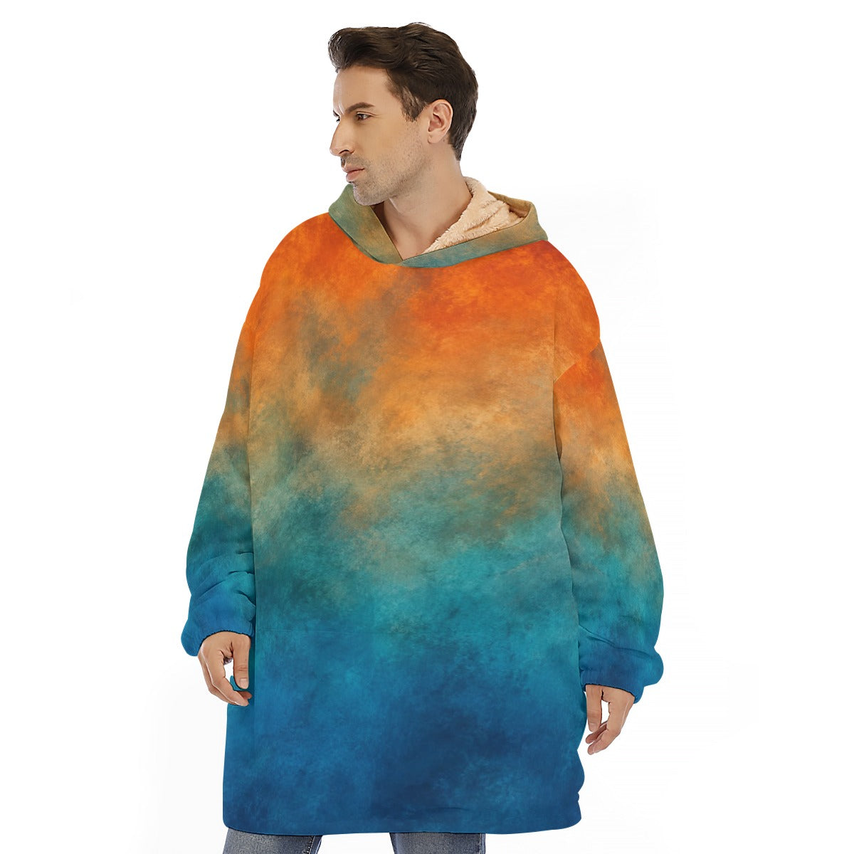 Unisex Sherpa Fleece Hoodie Blanket by O’Nimbus
