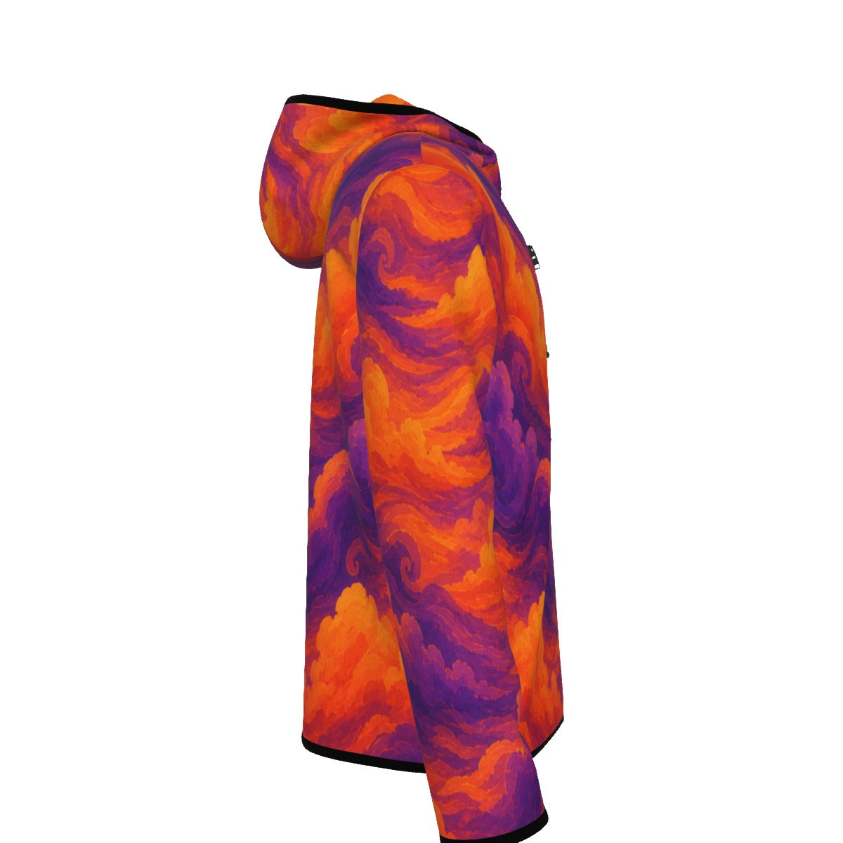 Men's Stylish Hoodie with Thumb Hole Design - view 3