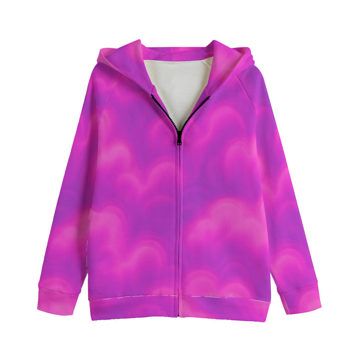 Unisex Kid's Zip Up Raglan Sleeve Hoodie | 310GSM Cotton