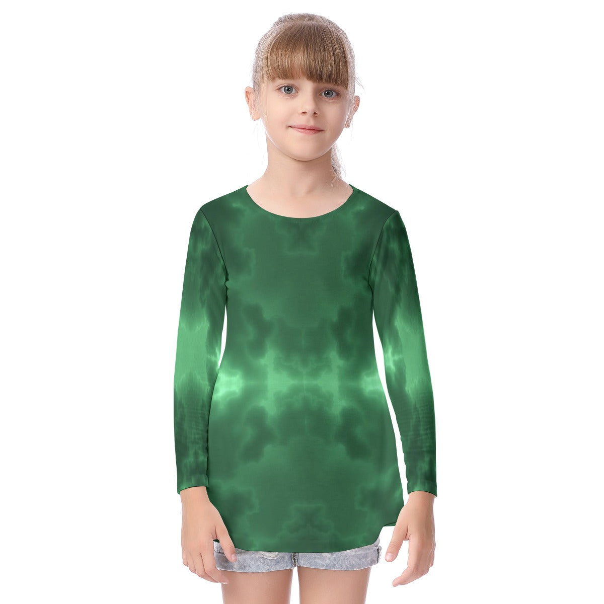 Unisex Kid's Long Sleeve O-neck T-shirt