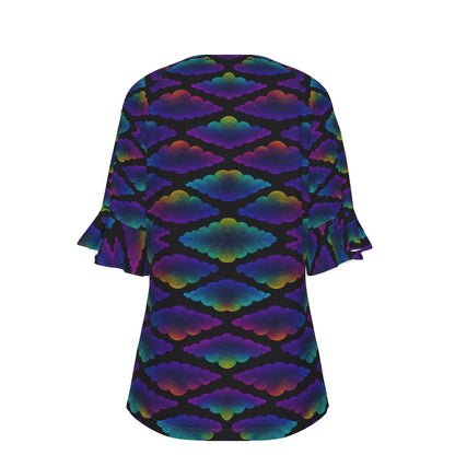 Women's T-shirt With Bell Sleeve