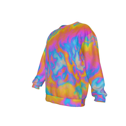 Men's Drop Shoulder Round Neck Long-Sleeved Sweatshirt