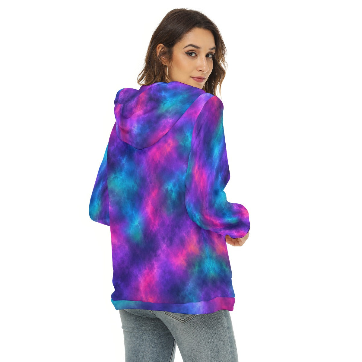 Women’s Borg-Fleece Half-Zip Hoodie - view 4