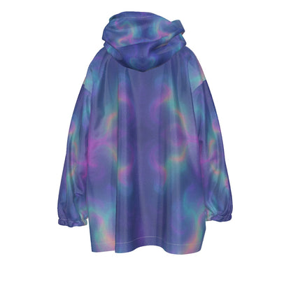 Unisex Kid's Sherpa Fleece Hoodie Blanket