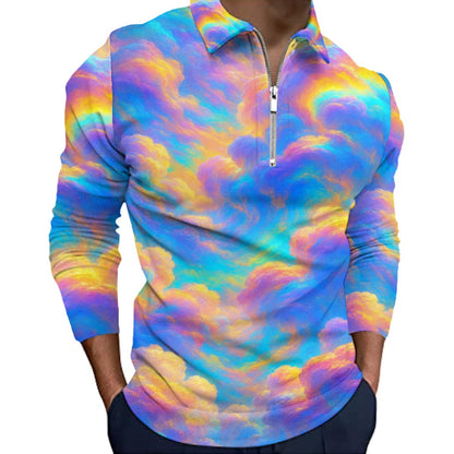 Unisex Men’s Quarter Zip Pullover Sweatshirt