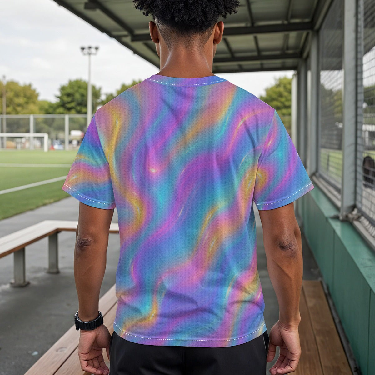 Unisex Drop Shoulder Crew Neck T-Shirt