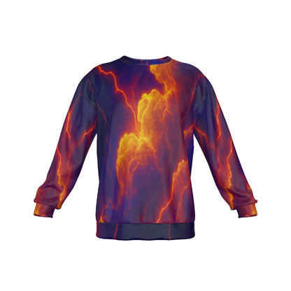Men's Drop Shoulder Round Neck Long-Sleeved Sweatshirt