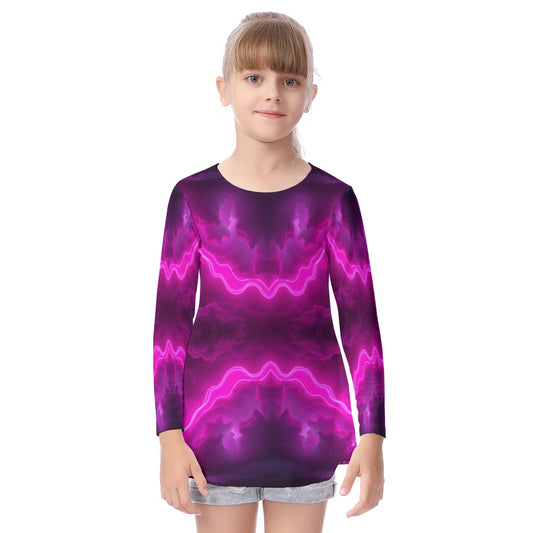 Unisex Kid's Long Sleeve O-neck T-shirt