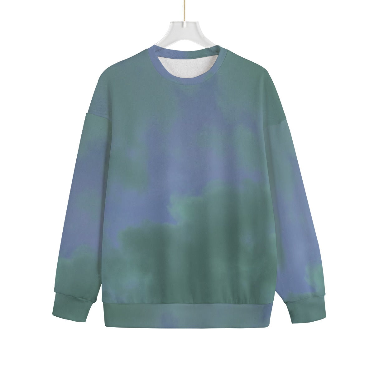 Unisex Drop-shoulder Knitted Fleece Sweater - view 1