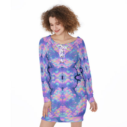 Women's Lace-Up Sweatshirt